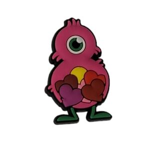Chick With Hearts Croc Charm